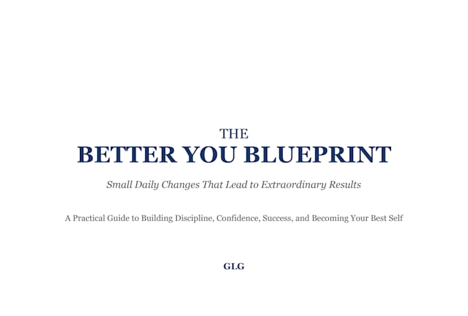 deliver a self help ebook for personal growth